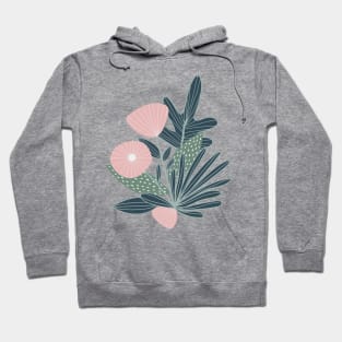 Botanic Flower Lotus Illustration Hoodie